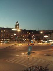 Helsinki Central Railway Station early morning view