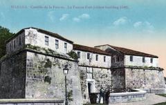 Photomechanical print postcard of Castillo de la Fuerza in Havana