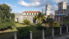 Rear-side view of Castillo de la Real Fuerza fortress in Havana Cuba