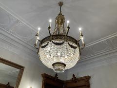 Chandelier in the Flemish Salon at Cercle Cité