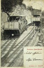 Como-Brunate funicular train in 1904