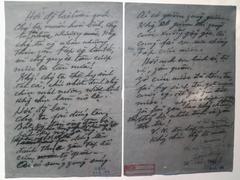 Handwritten appeal for national resistance by Ho Chi Minh dated December 19, 1946