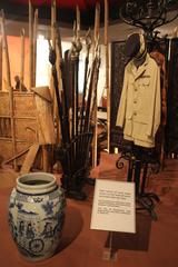 Contrasting life of rich and poor depicted in a historical display at Ho Chi Minh Museum in Hanoi