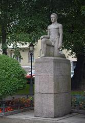 Monument to the Pellinki Battle by Gunnar Finne and Armas Lindgren in Helsinki, Finland