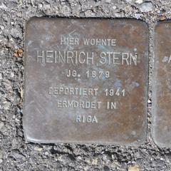 Stolperstein Dedicated To Heinrich Stern