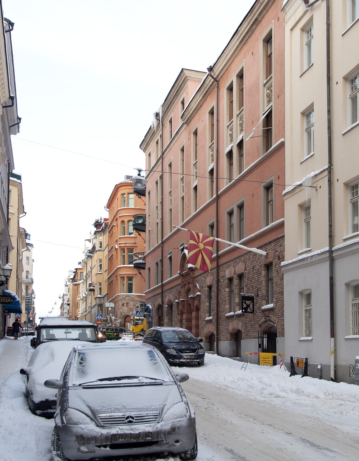 Embassy of North Macedonia building in Stockholm, Sweden