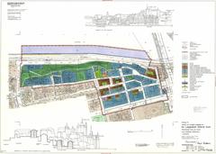 Map of the city plan for Mariaberget in Södermalm effective from December 19, 1977