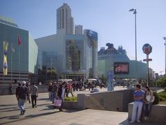 Entrance of Şişli Metro Station Fulya in Istanbul