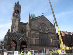 Historic church on Dartmouth Street in Boston Massachusetts
