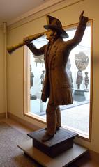 Wooden statue of Fire Chief Harry Howard circa 1857 from Fireman's Hall on Mercer Street
