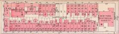Historical Bromley map of Manhattan Plate 91 from 1916 Atlas showing detailed city blocks and streets