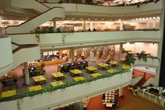 Toronto Reference Library modern exterior with distinctive curved glass and metal panels