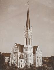 Oscarskyrkan church in 1903 during its inauguration year