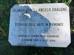 Jolanda Conti and Angelo Dragone, art scholars from Piemonte, commemorated by a plaque at Centro Studi Piemontesi in Torino