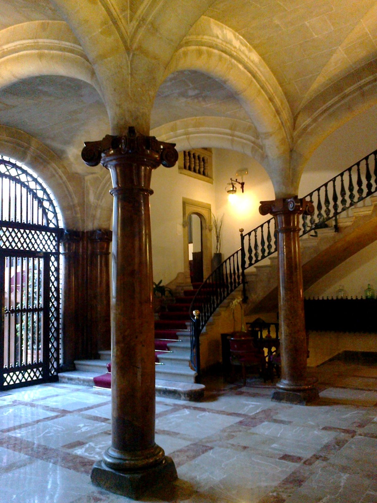 Can Ferrandell historic building in Palma Spain on Carrer Sant Jaume street