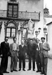 Spanish and French anarchist activists gathered at the Poble Espanyol in Barcelona in May 1931