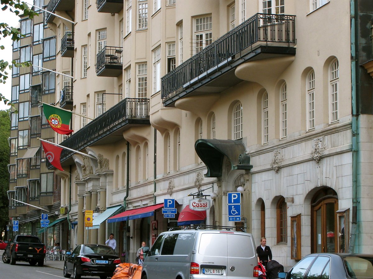 Embassy of Portugal building in Stockholm, Sweden