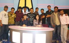 International students of Khazar University gathering together