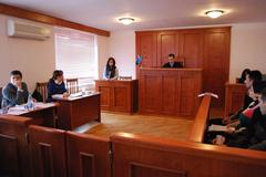 Courtroom in Azerbaijan