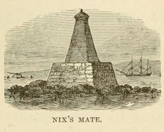 Historic illustration of Nixs Mate from the book Historic Fields and Mansions of Middlesex