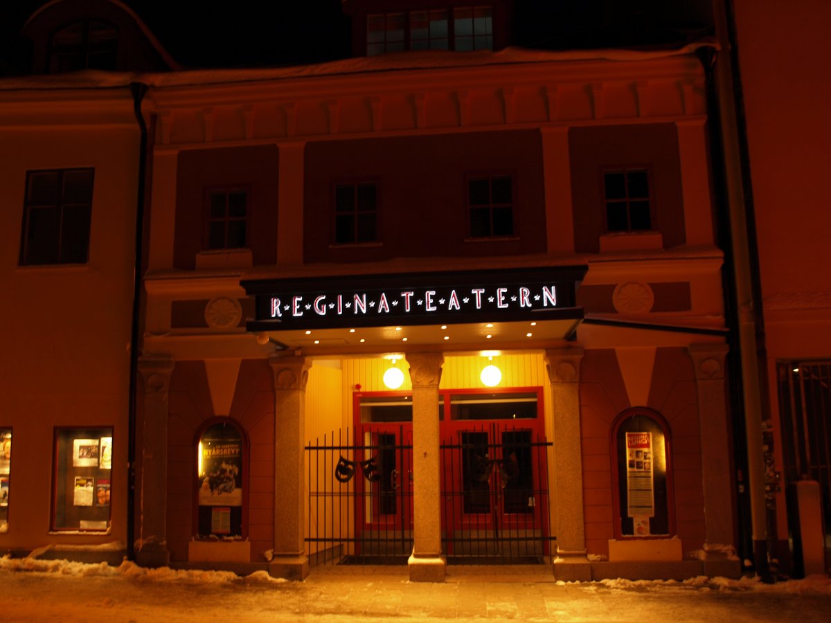 Reginateatern theater building in Uppsala Sweden