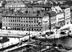 Räntmästarhuset building seen from Katarinahissen in Stockholm, Sweden