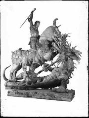 Sculpture of Saint George and the Dragon by Bernt Notke in Stockholm's Storkyrkan
