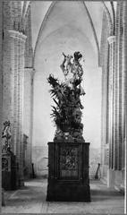 Statue of Saint George and the Dragon by Bernt Notke inside Storkyrkan Cathedral in Stockholm