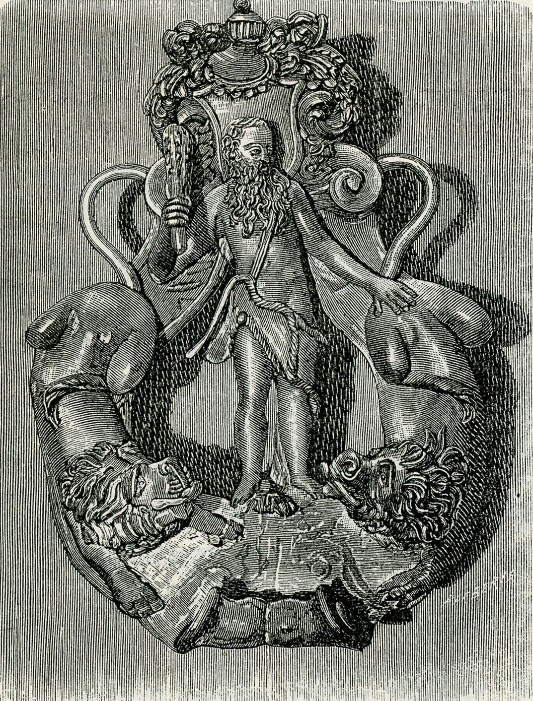 close-up of the battente della porta at Palazzo Loschi in Vicenza