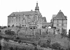 View of Marburg Castle from the south as seen from the St. Marien church tower