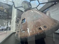 Apollo Soyuz Command Module displayed at CaliScience Center