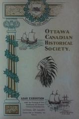 Cover of catalogue from Loan Exhibition by Women’s Canadian Historical Society of Ottawa in 1906