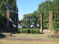 Nußberg monument in Alt-Saarbrücken with clear sky