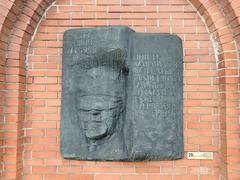 Statue of Róbert Kreutz in Memento Park, Budapest
