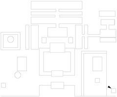 Plan of original Kōfukuji temple layout with later additions