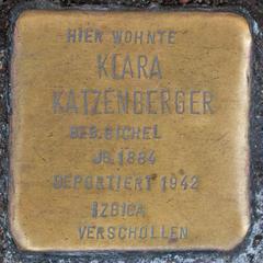 Stolperstein Dedicated To Klara Katzenberger