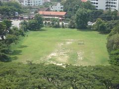 Field hockey game at Chiang Mai University, Thailand