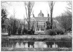 Vintage black and white illustration from Die Gartenlaube 1899 depicting a rural family scene