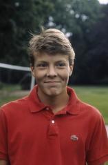 Prince Constantijn of the Dutch Royal Family at Huis ten Bosch, August 8, 1986