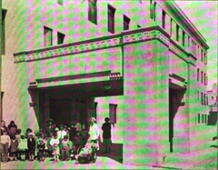 Entrance to the Clinics Department at Children's Hospital Los Angeles in 1928