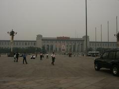National Museum exterior with classical architecture and dusk lighting