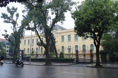 Building near Hoan Kiem Lake in Hanoi