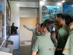 Students visiting Dragon Wharf in Vietnam