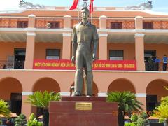 Statue of Nguyễn Tất Thành in the memorial house at Bến Nhà Rồng