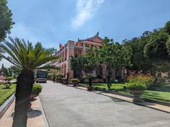 Ho Chi Minh Museum exterior in Saigon with modern architectural design