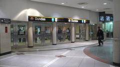 Entrance to Dundas TTC subway station from Eaton Centre