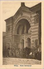Choral synagogue of Vilnius exterior in 1908