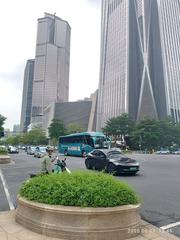 Shenzhen Futian Fuhua Road cityscape in June 2025