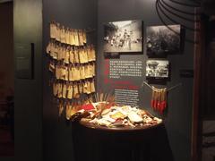Burning incense sticks on display inside Chinatown Heritage Centre