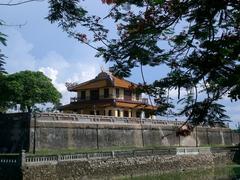 Renovated Tứ Phương Vô Sự Pavilion with traditional Vietnamese architecture